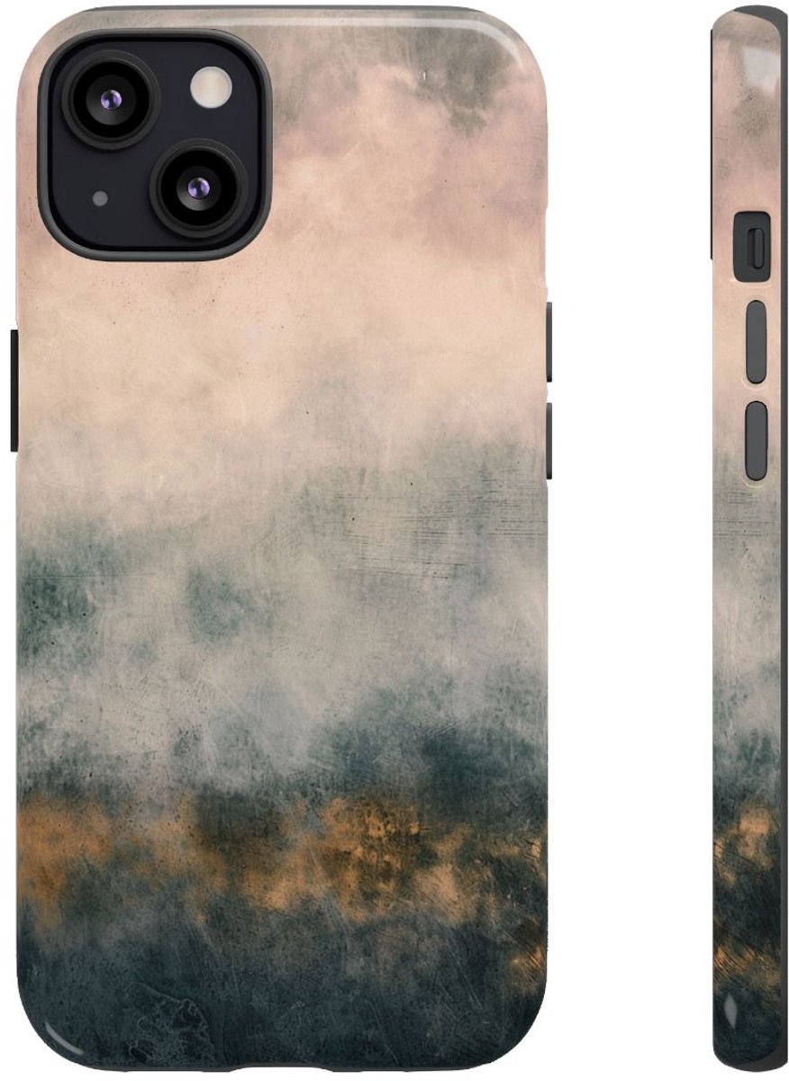 Zachte Wolkenstructuur Abstracte Kunst – Telefoonhoesje Geschikt voor iPhone 13