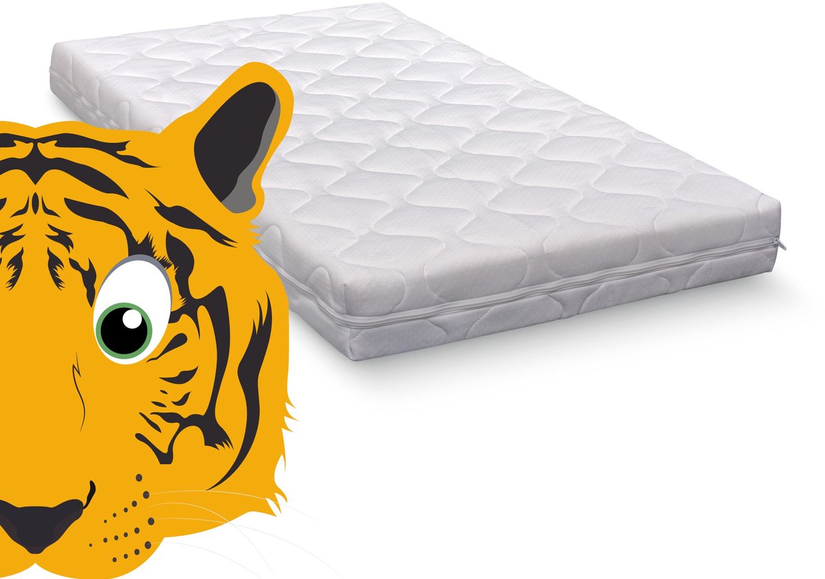 ABZ Baby Matras -  tijger - 60x120x11 cm