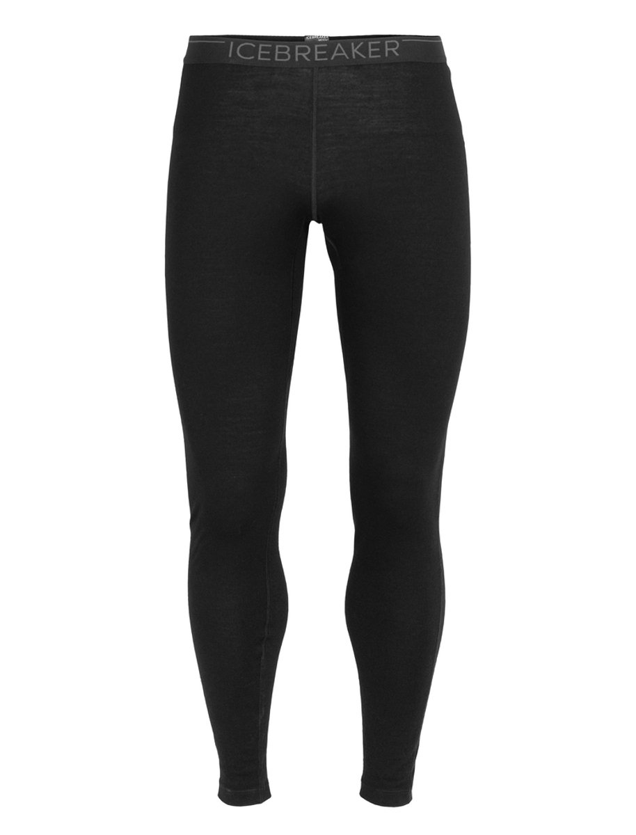 Ondergoed Icebreaker Mens 260 Tech Leggings Black Monsoon-XXXL