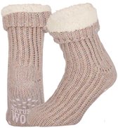 Morethansocks - Wollen huissokken - Unisex - Maat 35 t/m 46 - Antislip - Huissokken heren - Huissokken dames - Slofsokken - huissokken met antislip