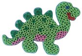Perles à repasser Hama MAXI DINO / DINOSAURE T-REX forme / figurine / plaque de base pour perles à repasser maxi extra larges (planche à repasser / panneau perforé animal grand) cadeau créatif cool pour enfants / garçons / tout-petits !