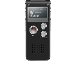 Geavanceerde spraakrecorder - stereo-opname - met MP3-speler - 8 GB