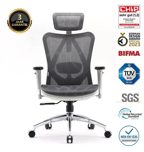 SIHOO M57 Ergonomische Bureaustoel met Verstelbare - FOSHAN KEZHIMEI FURNITURE CO.,LTD - €189,00