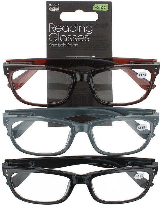 Clear Reading Glasses Wrap Around Full Lens Polarized Reading