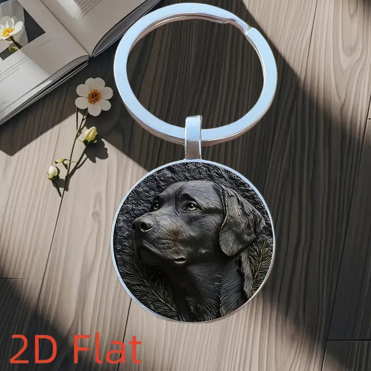 @ Lu’s Today® – Basic Gift Essentials – Sleutelhanger - Labrador