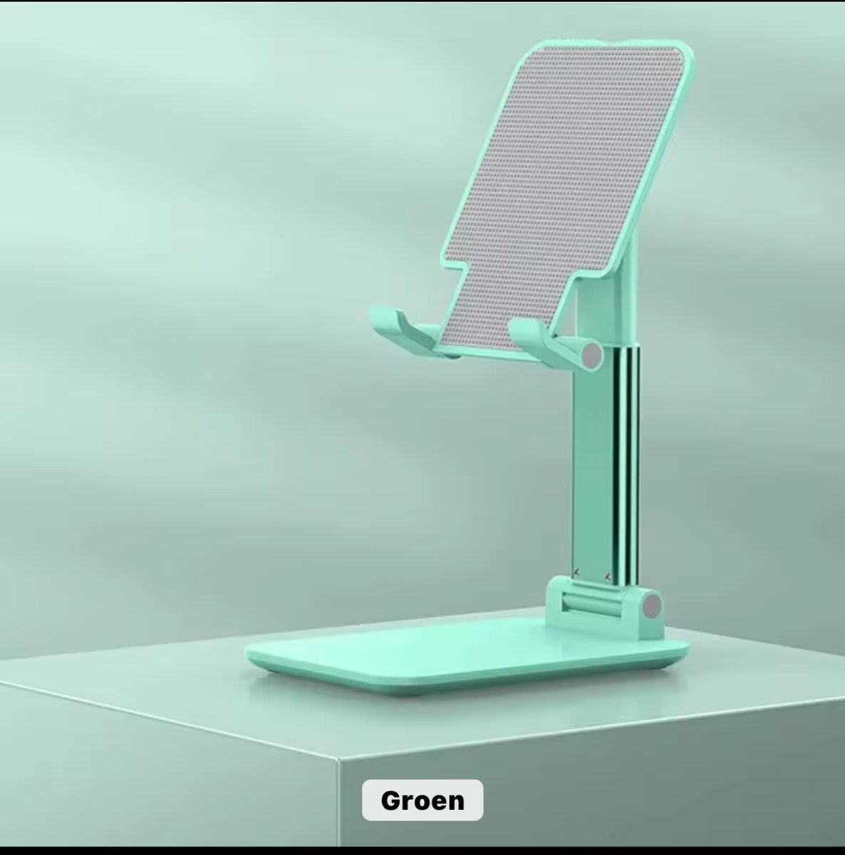 Telefoonstandaard Opvouwbaar & Verstelbaar Groen