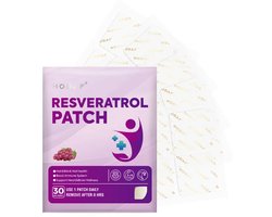 RESVERATROL Sticker / Pleister – RESVERATROL Patch – BIOHACKING – Ondersteunt Huid, Haar & Nagels, Stimuleert Immuunsysteem, Ontstekingsremmend, Hartgezondheid, Energie & Vetverbranding, Spierherstel & Vitaliteit – Transdermale Pleister