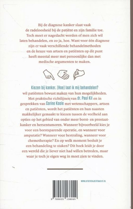 Kiezen bij kanker - (hoe) laat ik mij behandelen