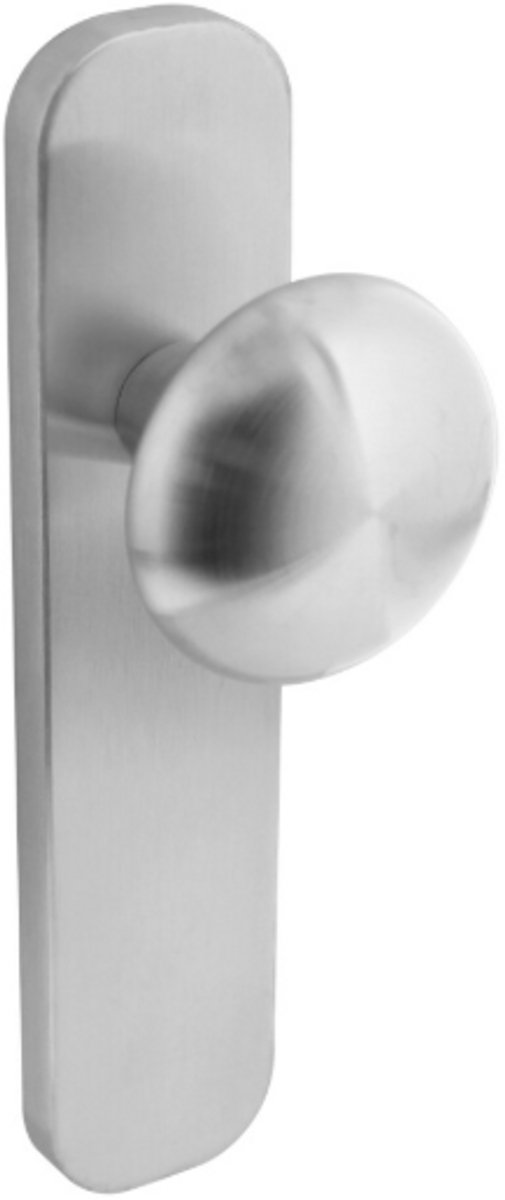 Ivana Necosteel Knopschild Blind RVS Verdekt 190x43x9mm