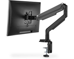 Monitorhouder - Klem & Gasveer - 1 Monitor - Tot 32 Inch - Zwart