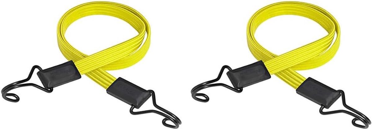 Ibenzoa® Rubberen Spankabel Set met Dubbele Invershaken voor Veilig Transport en Beveiliging van Lasten