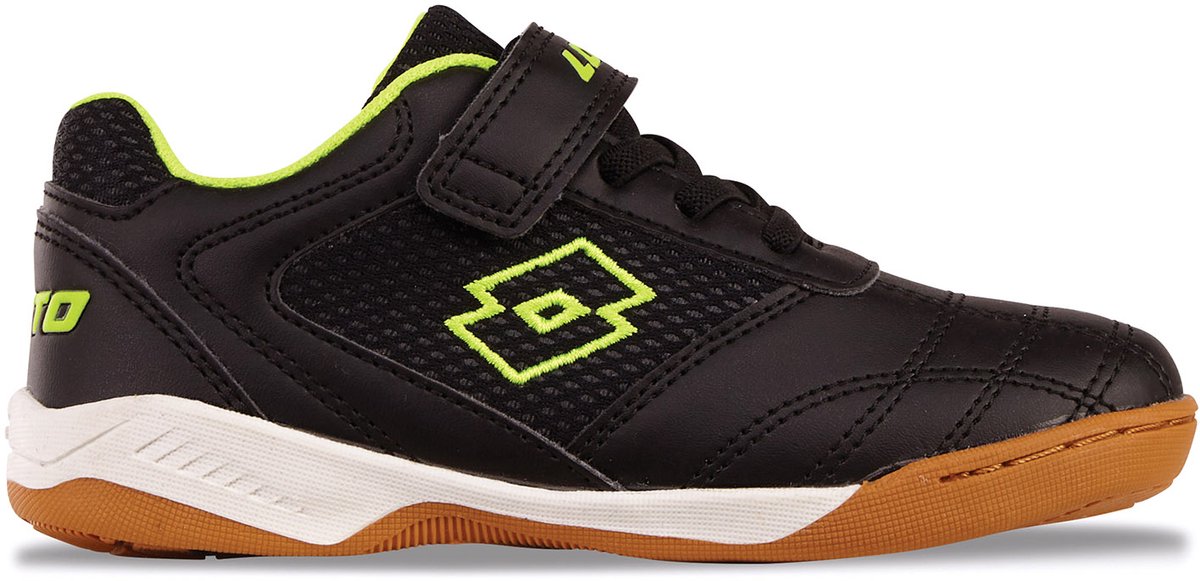 Lotto Schoenen WHIZZER K Lage kindersneaker 2600120K Zwart/Geel