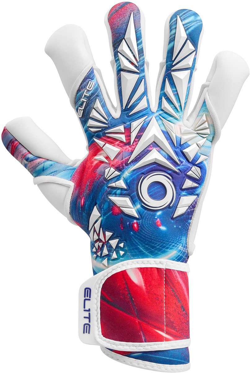 Elite Sport Quartz Keepershandschoenen - Wit / Multicolor | Maat: 6