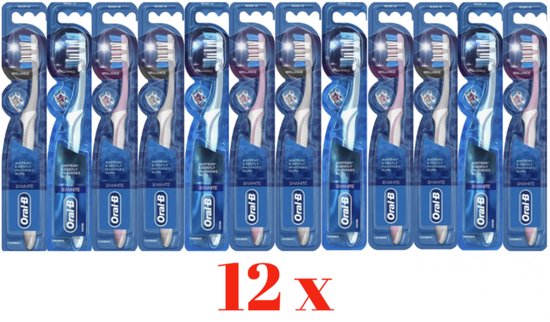 Oral B Tandenborstel 3d White Brilliance 40 Medium Voordeelverpakking