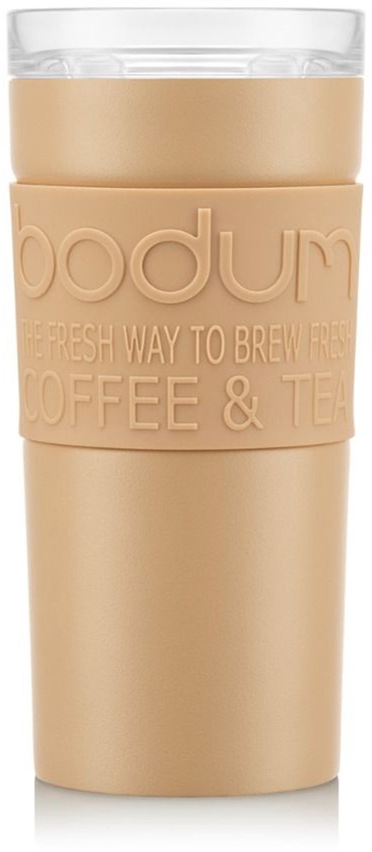 Thermosbeker Bodum Travel Mug Vacuüm Gepoedercoat RVS Iced Vanille Latte 350 ml