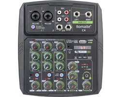Console de mixage audio 4 canaux C4 avec écran LED intégré