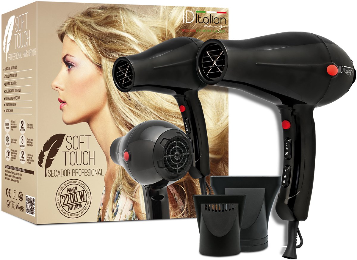 Idi tal Föhn - Haardroger Professionele Soft Touch 2200w thumbnail 2