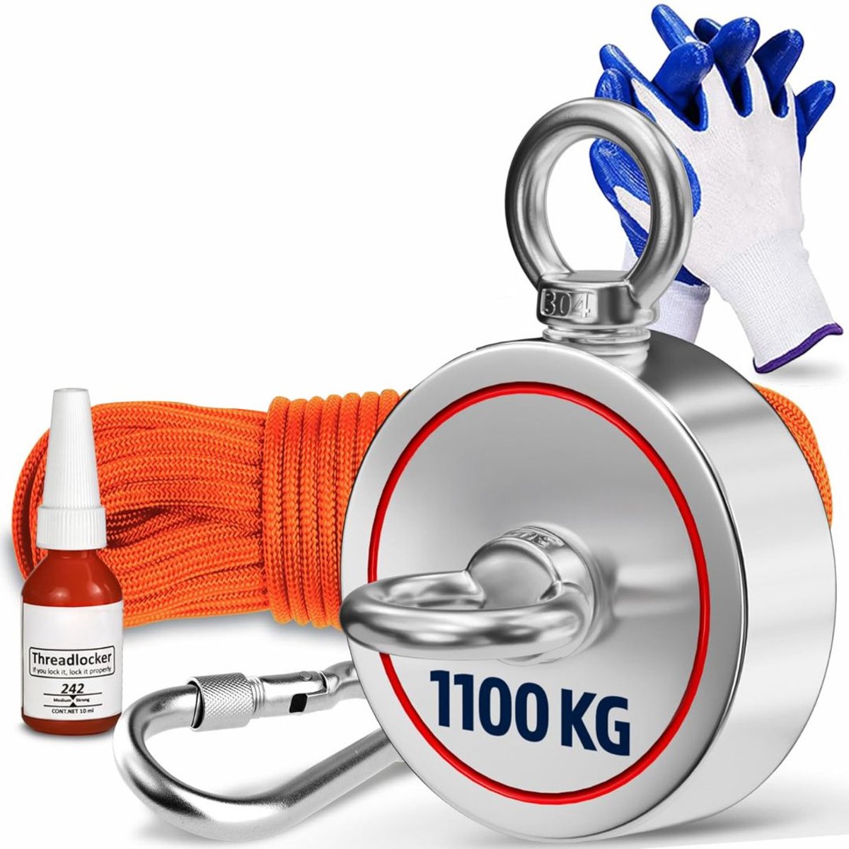 DailySupplies® Magneetvissen Starterspakket - Magneetdetectors Kinderen en Volwassenen - Zilver