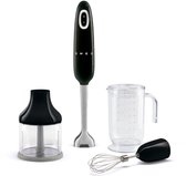 Bol.com SMEG HBF03BLEU - Staafmixer - Zwart - 700W - Met accessoires aanbieding