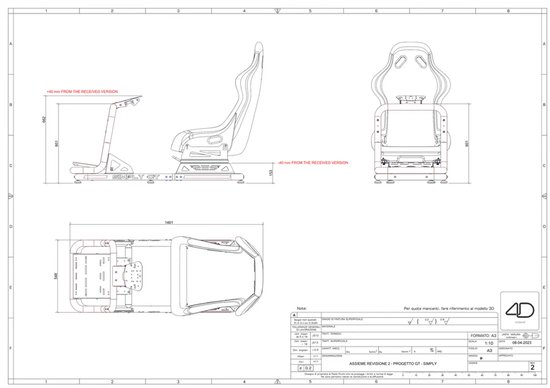 Res-Tech SIMPLY COCKPIT - Racestoel voor gaming stuur van Res-Tech — afbeelding 3