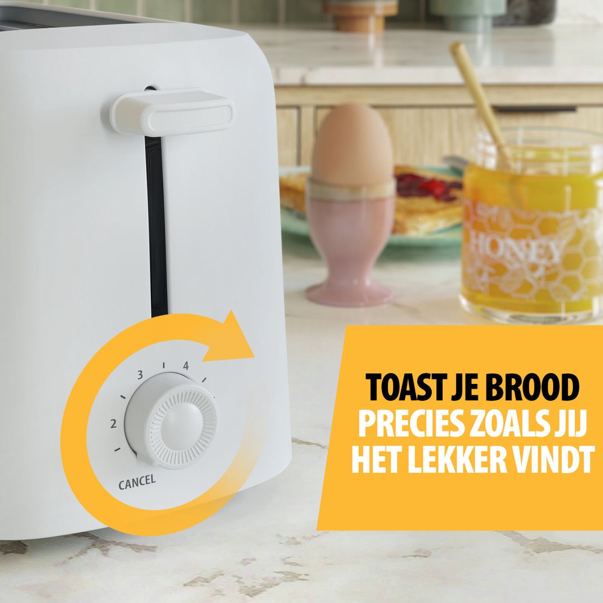 Tristar BR-1061 broodrooster 650W met 6 bruiningsniveaus thumbnail 6