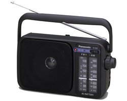 Panasonic RF-2400DEG Transistorradio FM Zwart