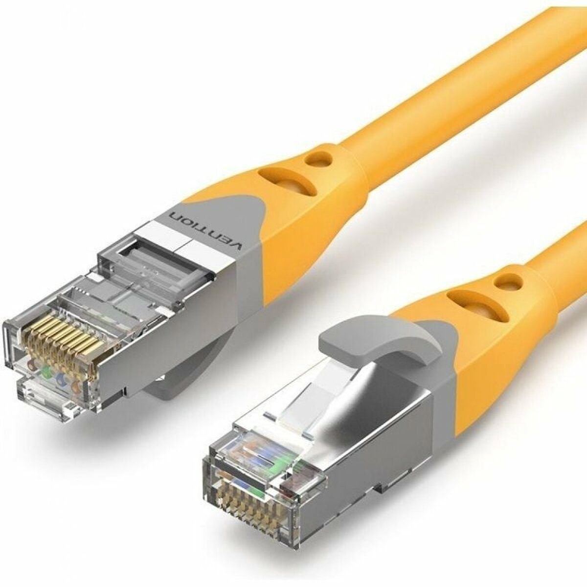 Stevige FTP-netwerkkabel categorie 6 Vention IBHYJ Geel