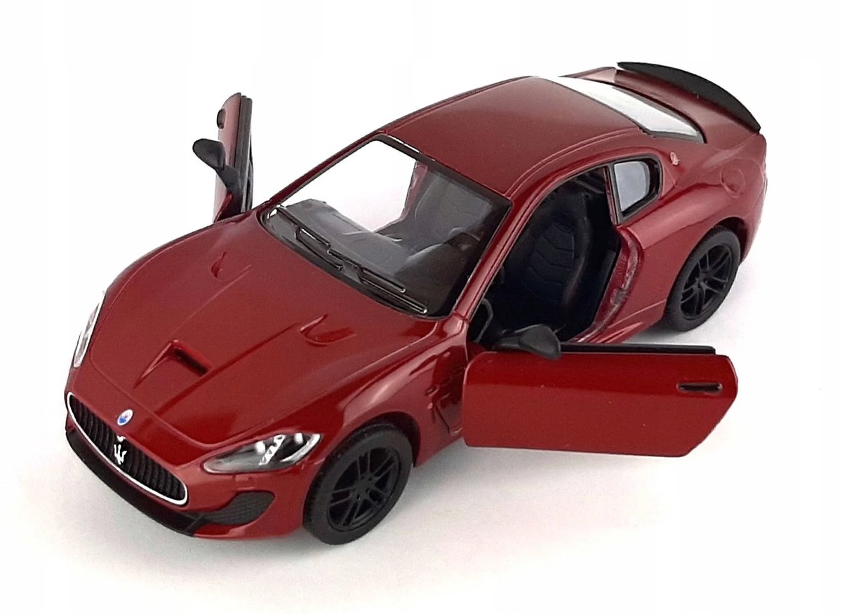 Welly Maserati Gran Turismo Folgore verkoop per stuk die cast pull back motor 12cm speelgoed auto — afbeelding 3