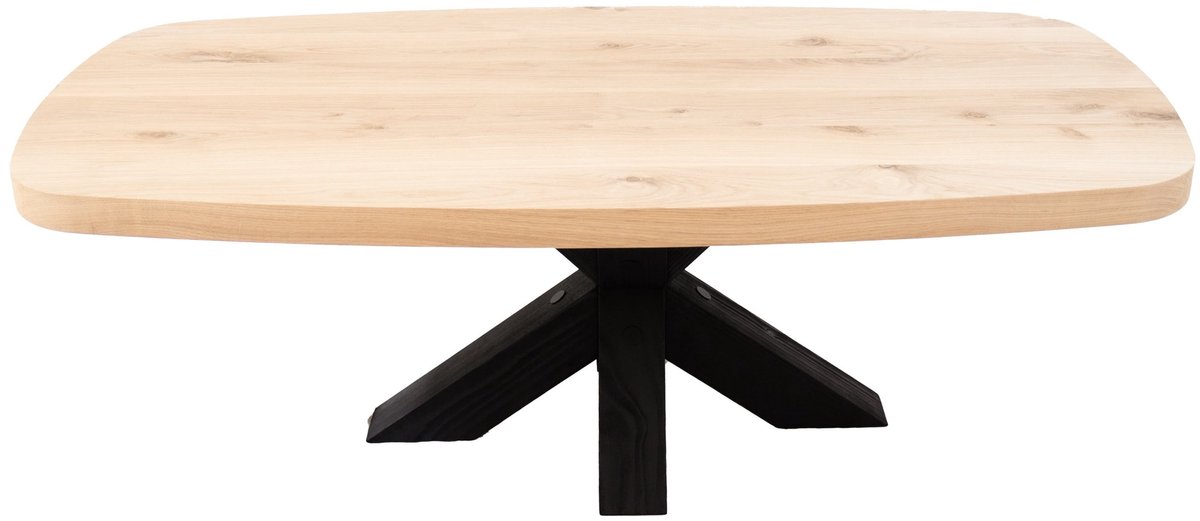 Blackwood Tafels Puur Massief Eiken Salontafel - Deens Ovaal - Behandeld - Matrix Poot Blank eiken