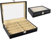 Boîte de rangement pour lunettes - 8 - Boîte verres Lunettes - Boîte de Opbergbox