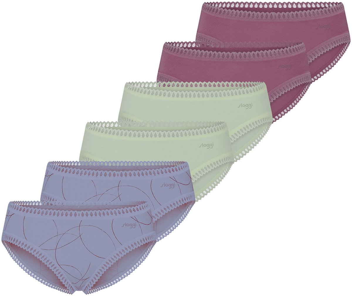 sloggi Dames slip / onderbroek 6 pack GO Crush