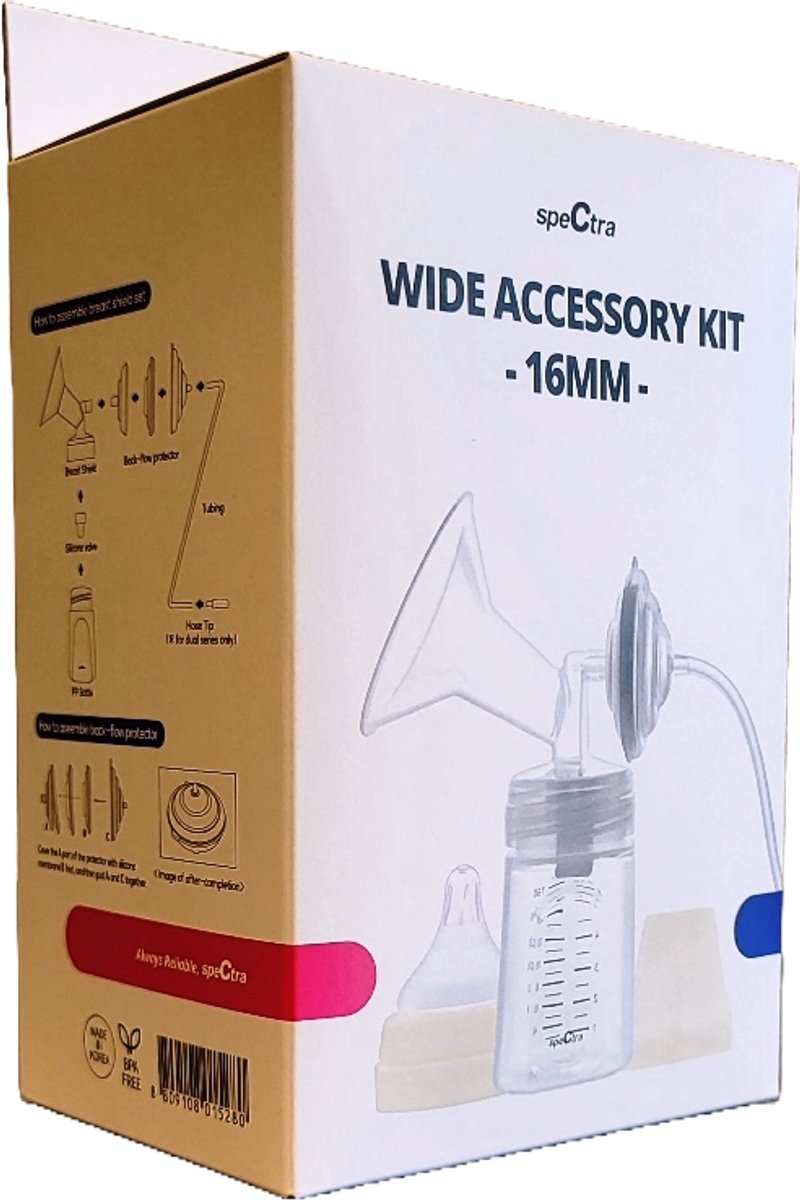 Spectra borstkolf set 16mm - toebehoren voor Spectra borstkolven | 002496