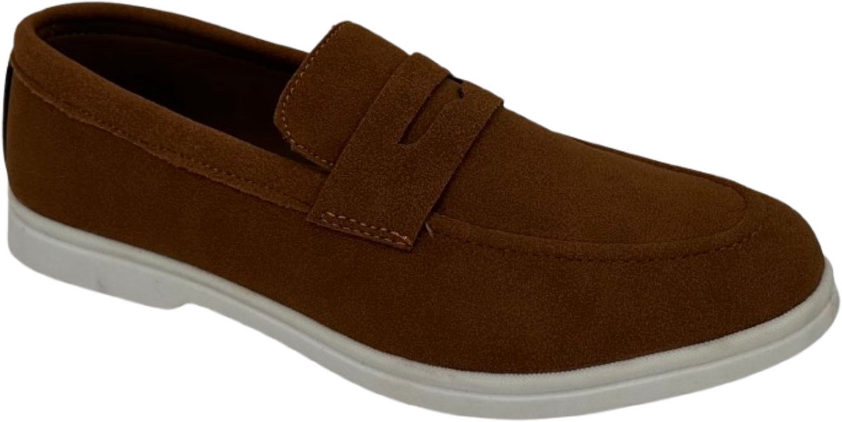SHK® Loafers Heren - Heren Schoenen - Heren Instappers - Lichtgewicht - Mustard - Maat 42