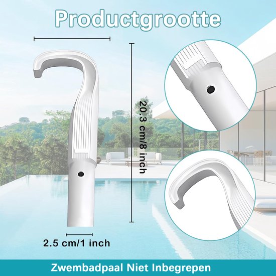 Haak voor zwembadrobot, accessoirehaken voor zwembadrobot, zwembadhaken
