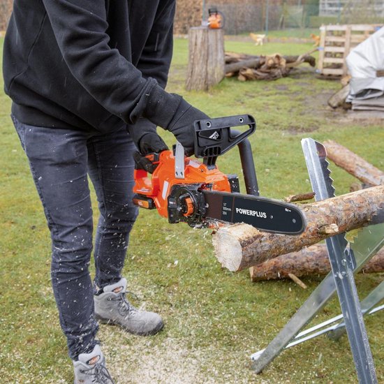 Powerplus Dual Power Accu-kettingzaag POWDPGCSS1 - Snoeizaag op batterij van 20 V, met accu en lader, zaagblad van 30 cm, automatische kettingsmering van Powerplus — afbeelding 4