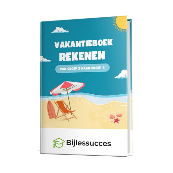 Vakantieboek Rekenen - Groep 3 naar Groep 4 - cover