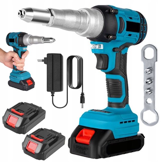 Accu-klinknageltang compatibel met Makita 18 V, borstelloze