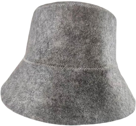PolkaHome® Chapeau de sauna, chapeau de Sauna – Chapeau de Sauna en feutre de laine | Accessoires de vêtements pour bébé de Sauna Premium Cagoule de sauna en Feutres , bonnet en feutre, chapeau en feutre, bonnet pour sauna