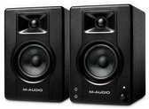 M-Audio BX3 PAIR BT- 3,5” 120W Bluetooth Studiomonitoren PC Luidsprekers voor muziekproductie, gaming, podcasting en meer,Zwart