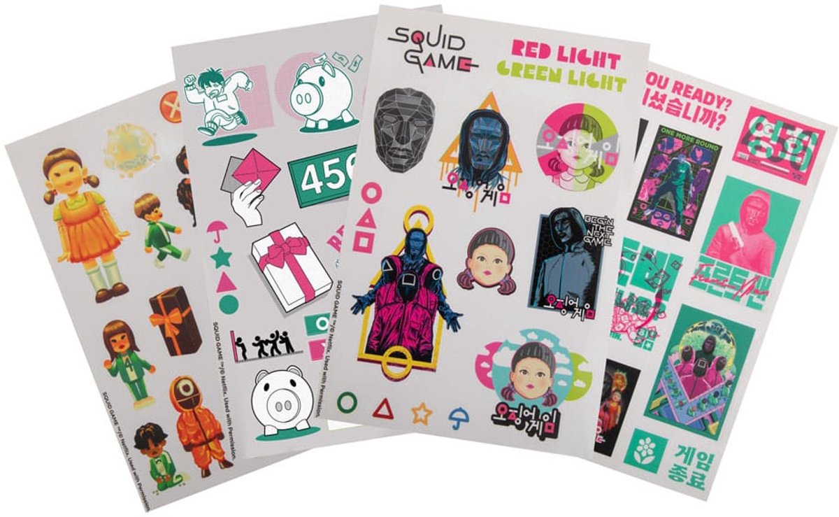 Cinereplicas Squid Game Sticker pack Patches & Stickers