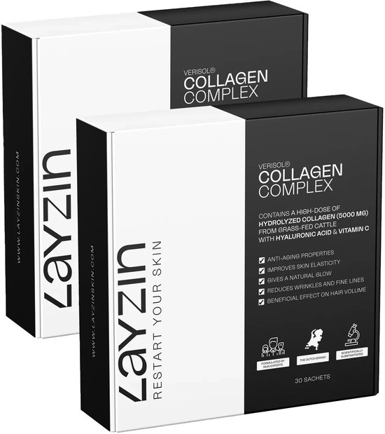 LAYZIN Beauty Collageen Anti-Aging Complex | met Verisol Poeder 300