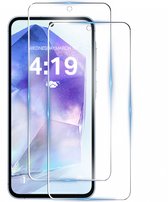 Screenprotector Geschikt voor Samsung A55 / A35 Screen protector Tempered Gehard galaxy glas - 2 stuks beschermglas
