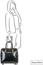 Olivia Lauren Alice Business Trolley croco rood