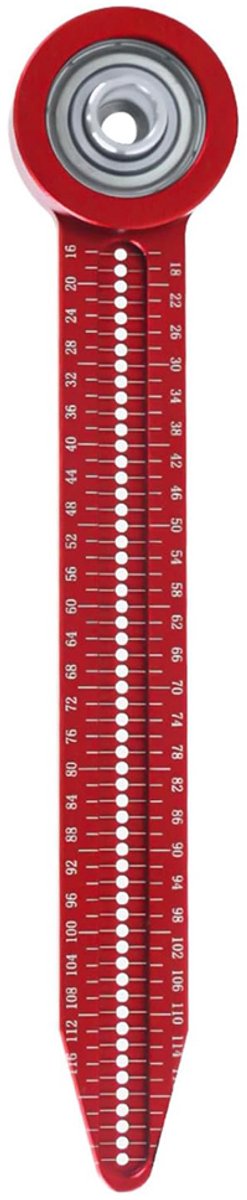 DW4Trading Professionele Precisie Cirkelmaker Aluminium 146mm - Houtbewerking - Rood