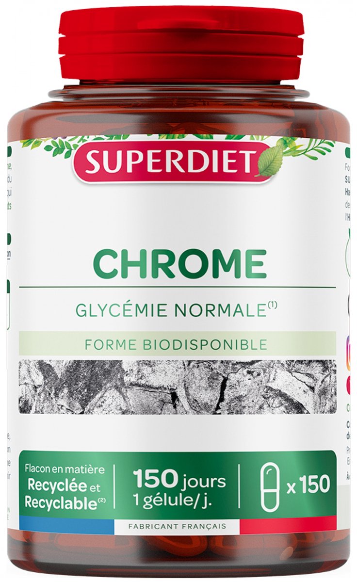 Superdiet Chroom Picolinaat 150 Capsules