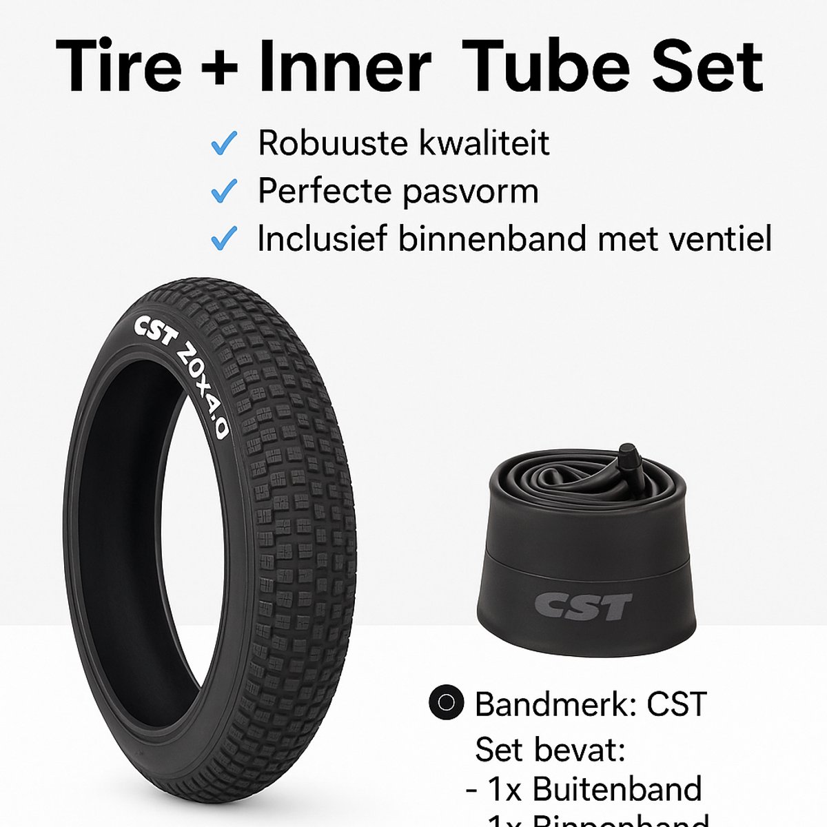 FONL CST BFT band 20x4.0 - fatbike buitenband - all-terrain geschikt