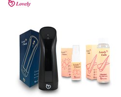 Lovely Clutch-Lovely Lube-Lovely Cleanse- Mannen Masturbator-Kunstvagina- Sex Toy-Glijmiddel-Aloe vera-schoonmaakproduct-Reiniger Spray-huidvriendelijk-Antibacterieel-Seksspeeltje