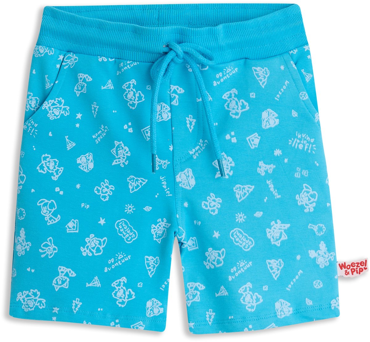 Woezel & Pip Korte Broek Jongens Short - Aquarius - Maat 86/92