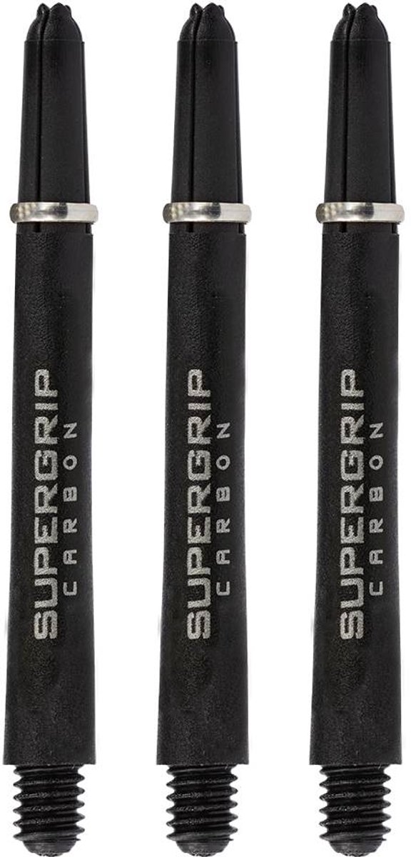 Harrows Supergrip Carbon Silver - Dart Shafts Inbetween