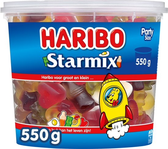 Haribo Starmix - snoep mix fruitsmaken - 550g